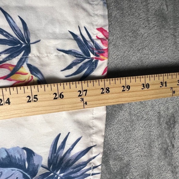 California Cowboy Shirt Mens M White Button High Water Tropic Floral - Picture 9 of 11